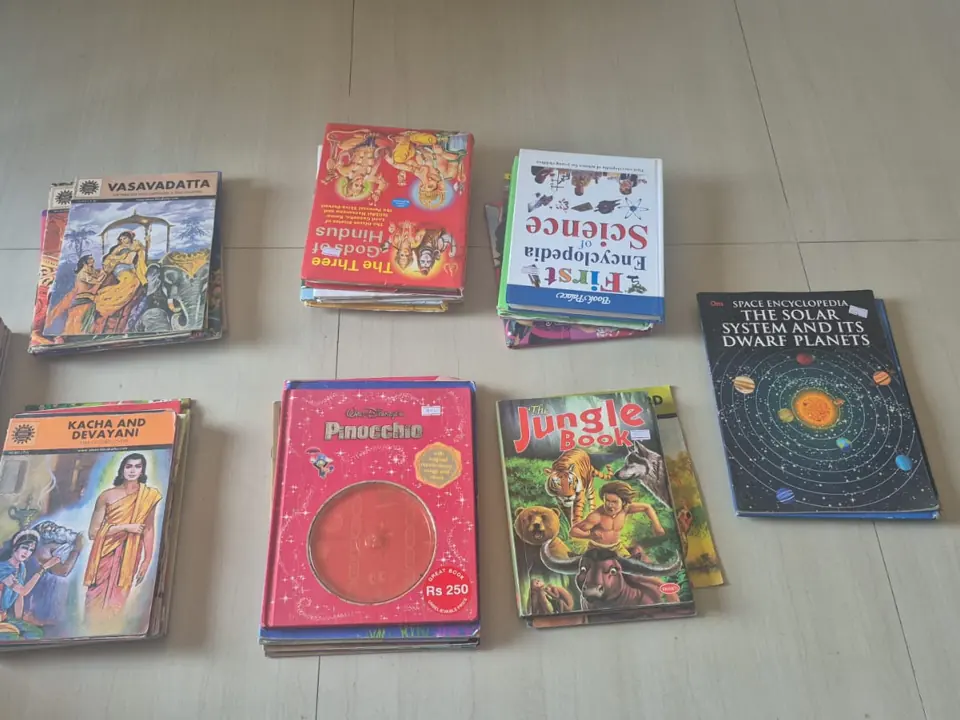 Books collected for the Pages of Hope donation