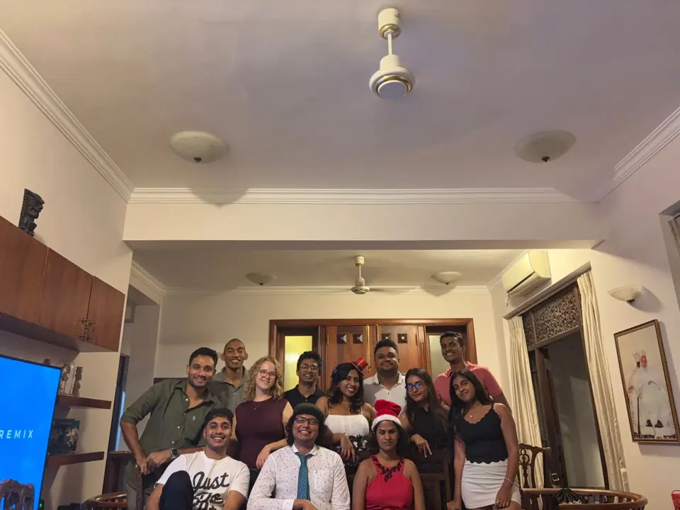 Members at the club’s Christmas dinner